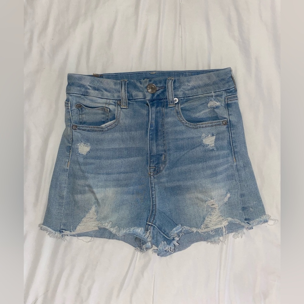 AE Curvy High Rise Shorts